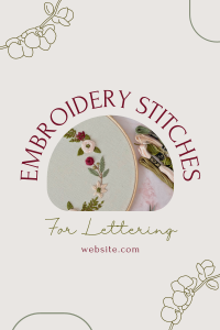 Embroidery Class Pinterest Pin Image Preview
