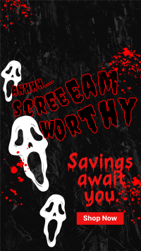 Scream Worthy Discount Instagram reel Image Preview