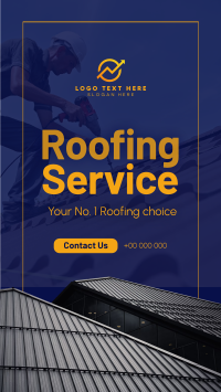 Roofing Service YouTube short Image Preview