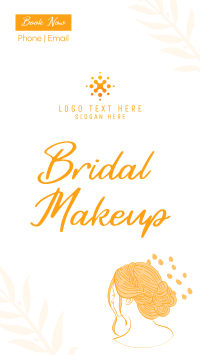 Bridal Makeup Facebook story Image Preview