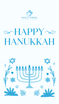 Peaceful Hanukkah Instagram Reel Image Preview