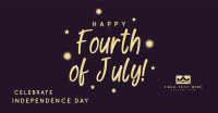 Sparkling Fourth of July Facebook Ad Design