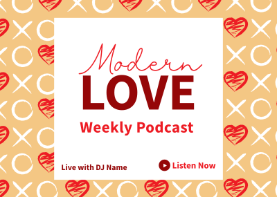 Modern Love Postcard Image Preview