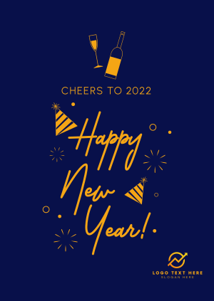 Cheers to New Year Poster Image Preview