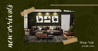 Chic Textured Home Facebook ad Image Preview