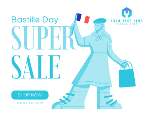 Super Bastille Day Sale Facebook post Image Preview