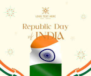 Indian National Republic Day Facebook post Image Preview