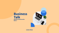 Startup Business Podcast YouTube Banner Image Preview