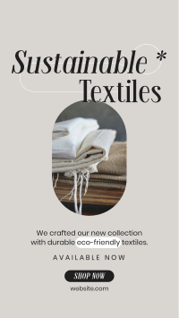 Sustainable Textiles Collection Video Image Preview