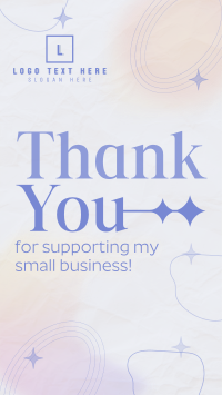 Minimal and Dainty Thank You Video Image Preview
