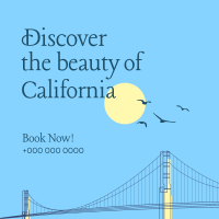 Golden Gate Bridge Instagram Post Design