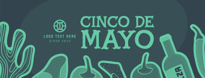 Fiery Cinco Mayo Facebook cover Image Preview