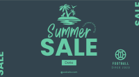 Island Summer Sale Facebook Event Cover Design
