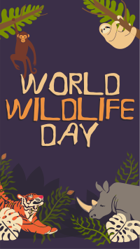 Rustic World Wildlife Day Instagram story Image Preview