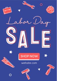 It's Sale This Labor Day Flyer Design