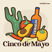 Cinco Mayo Essentials Instagram Post Design