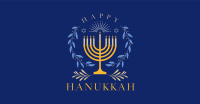 Happy Hanukkah Facebook Ad Design