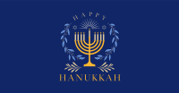 Happy Hanukkah Facebook ad Image Preview