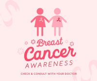 Breast Cancer Awareness Facebook Post Design