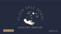 Jewelry Flash Sale Facebook Event Cover Design