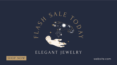 Jewelry Flash Sale Facebook event cover Image Preview