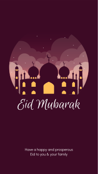 Happy Eid Mubarak Facebook story Image Preview