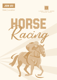 Vintage Horse Racing Letterhead | BrandCrowd Letterhead Maker