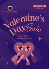 Valentine's Sale Flyer Design