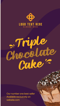 Triple Chocolate Decadence Instagram Story Design