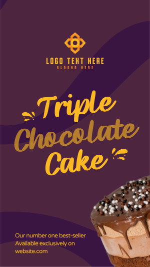 Triple Chocolate Decadence Instagram story Image Preview