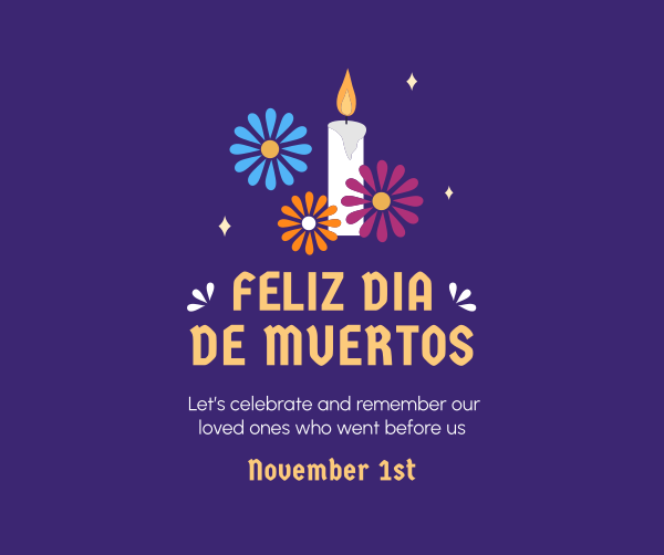 Feliz Dia De Muertos Facebook Post Design Image Preview