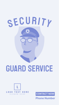 Security Guard Booking Instagram story Image Preview