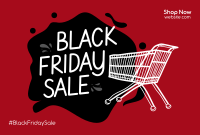 Black Friday Doodle Pinterest board cover Image Preview