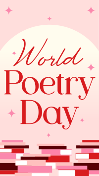 World Poetry Day Facebook Story Design