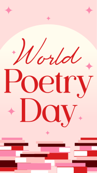 World Poetry Day Facebook story Image Preview