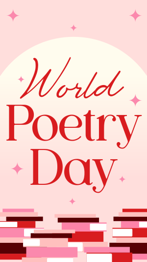 World Poetry Day Facebook story Image Preview