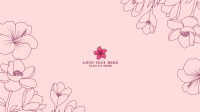 Flower Blossoms Ornamental YouTube cover (channel art) Image Preview