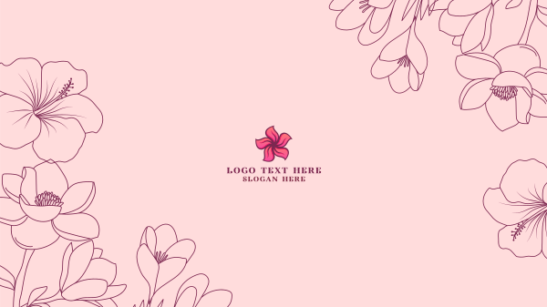 Flower Blossoms Ornamental YouTube Banner Design Image Preview