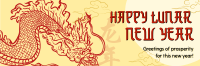 Prosperous Lunar New Year Twitter header (cover) Image Preview