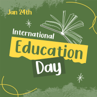 Education Day Awareness Instagram post Image Preview
