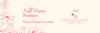 Floral Ornaments Email Signature Image Preview
