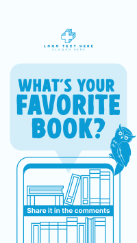 Q&A Favorite Book Instagram Reel Design