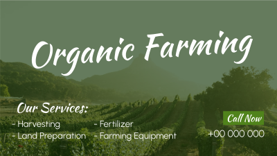 Farm for Organic Facebook event cover Image Preview