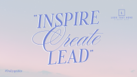 Inspire & Create Video Preview