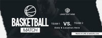 Upcoming Basketball Match Facebook cover Image Preview