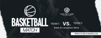 Upcoming Basketball Match Facebook Cover Preview