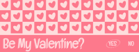 Valentine Heart Tile Facebook cover Image Preview