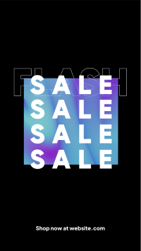 Gradient Flash Sale Facebook story Image Preview