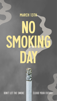 Non Smoking Day Facebook Story Design