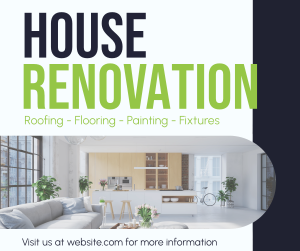 Renovation Construction Services Facebook post Image Preview